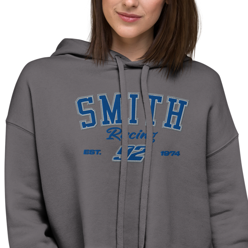 DSR Embroidered Crop Hoodie