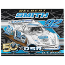 Delbert Smith "50 Years" Throw Blanket