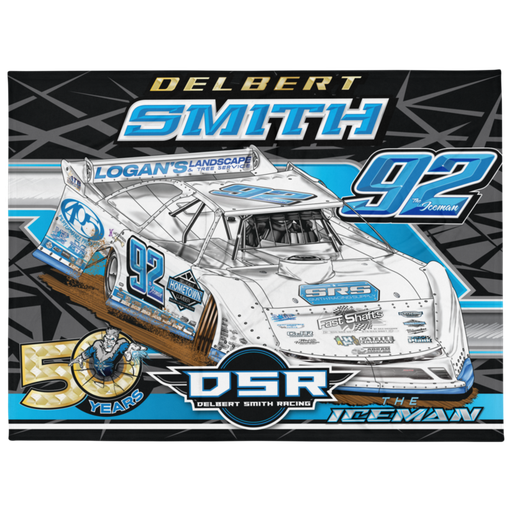 [67E582D78715B] Delbert Smith "50 Years" Throw Blanket